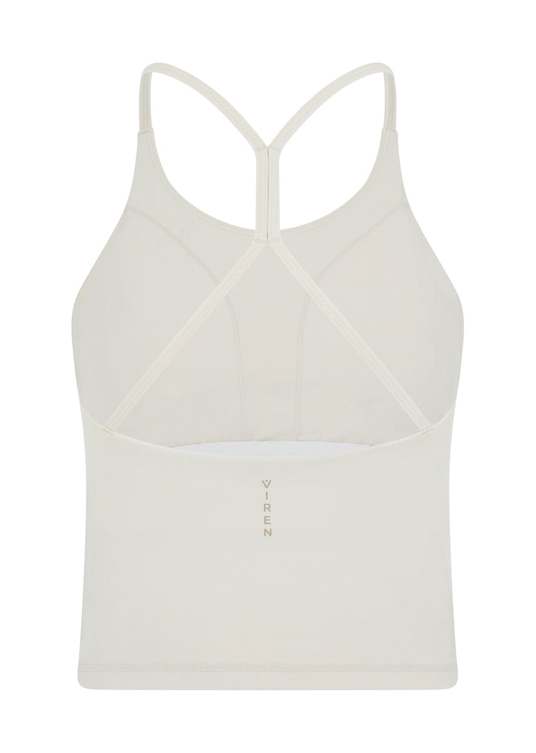 Higher Power Vest Top - Stone